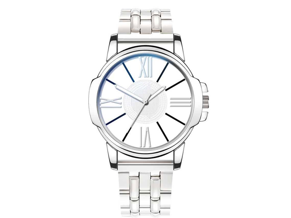 Reloj Sencillo E Informal Para Hombre, Correa De Cuero, Regalo De Cumpleaños (esfera Blanca)