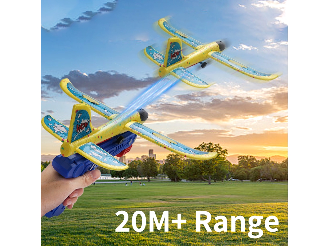 Lanzador De Aviones De Juguete Epp Para Niños, Juguetes De Aviones Para Exteriores, 2 Unidades.