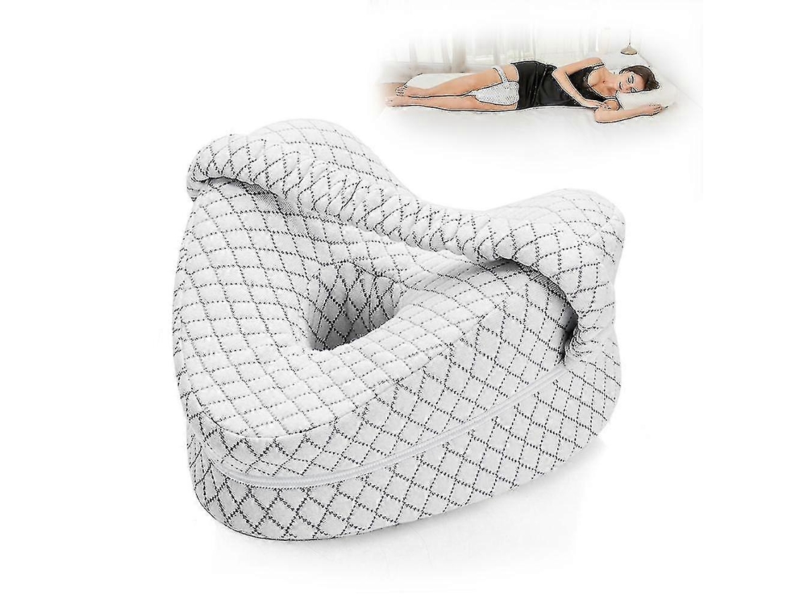 Rebe-almohada Ortopédica Corazón Para Piernas Con Soporte De Rodilla Almohada De Cuña Para Sciatica Relleno De Espuma 400tc Verde