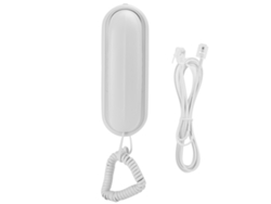 Teléfono Fijo De Pared Blanco De Doble Función Tcf-1000 Para Hoteles, Oficinas, Baños Y Uso Doméstico.