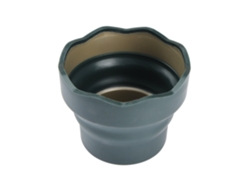 Mini cuenco plegable de silicona para limpiar acuarelas MDUG (verde)