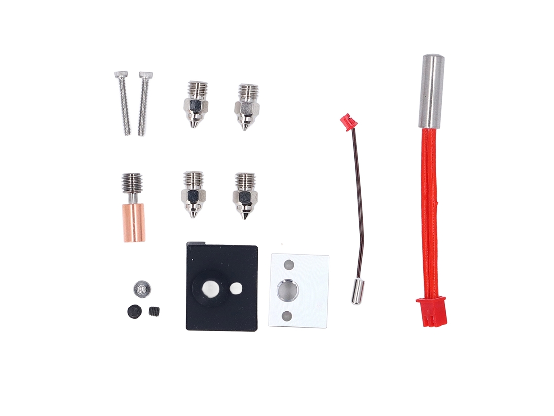 Kit De Actualización De Extrusor Bimetálico Con 4 Boquillas De 0,4 Mm Para Ender 3 S1 S1 Pro 300°c