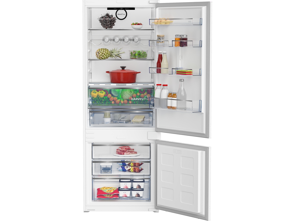 Frigorífico Combi Empotrable BEKO HaverstFresh & EverFresh BCNE400E40SN (No Frost - 194 cm - 370 L - blanco)