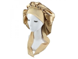 Gorro De Dormir De Seda Satinada Con Correa Ajustable, Protector Capilar De Alta Calidad, Pzj