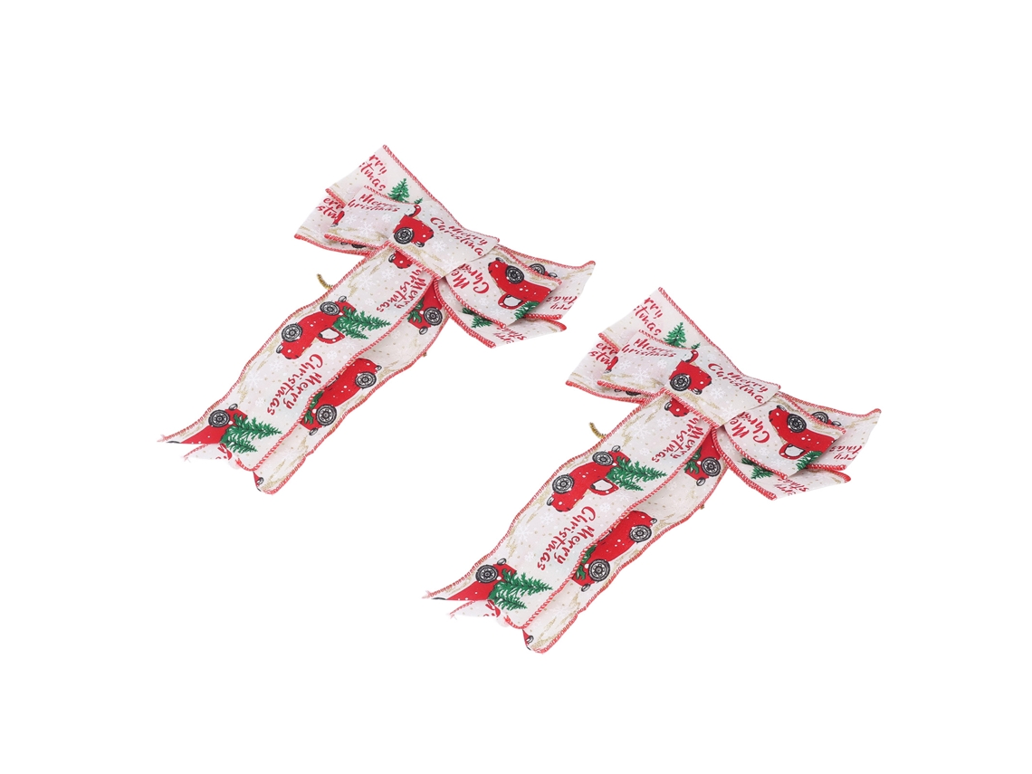 2 Piezas De Coloridos Adornos Navideños Hechos A Mano Para La Cima Del Árbol, Ideales Para Puertas, Paredes Y Fiestas De Invierno.