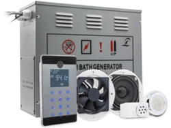 Calentador Eléctrico Para Sauna, Nebulizador De Vapor Húmedo Para Sauna, Bluetooth, Ca, 4,5 Kw, Con Ducha.