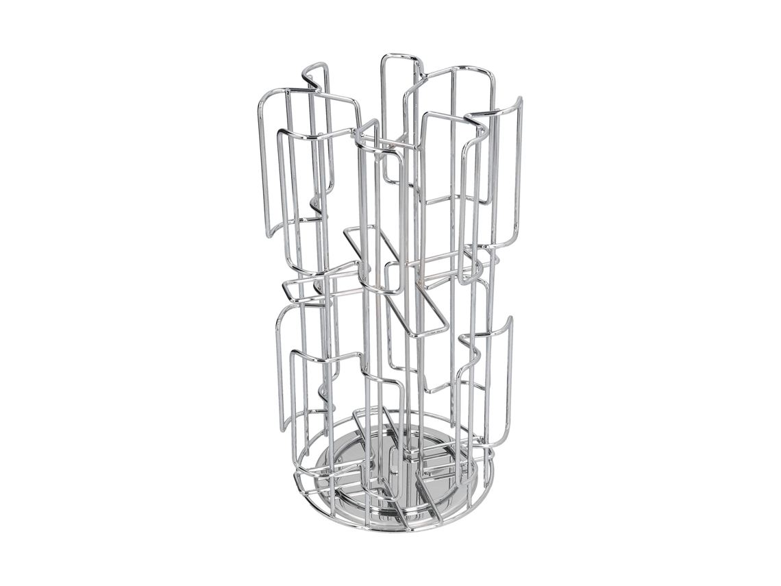 Soporte Giratorio De 360° Para Cápsulas De Café, Con Capacidad Para 64 Cápsulas Tassimo Y Un Diseño Elegante.