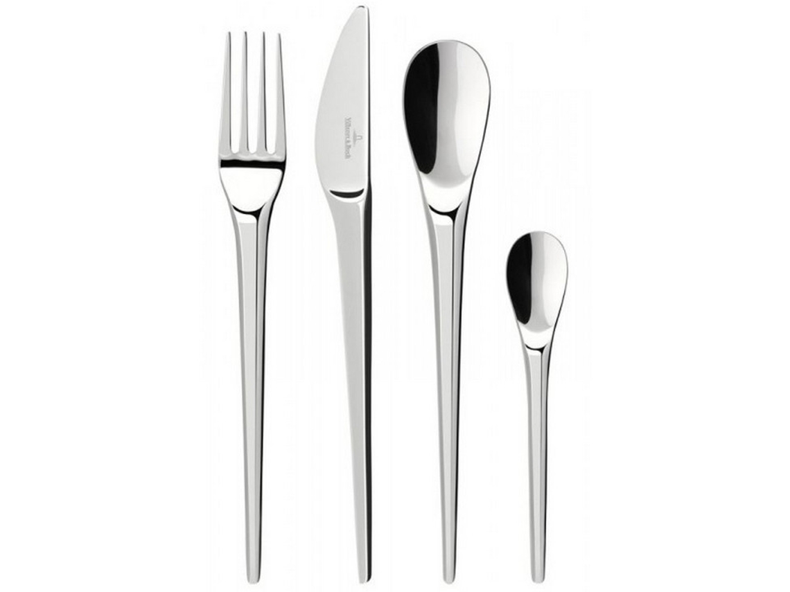 Juego de Cubiertos de Acero Inoxidable VILLEROY-BOCH (24 Piezas)