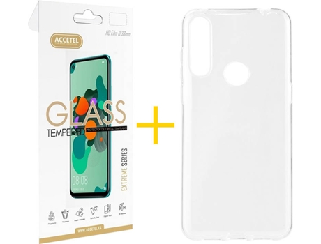 Carcasa + Protector Alcatel 1SE 2020 ACCETEL Lisa Transparente 80792