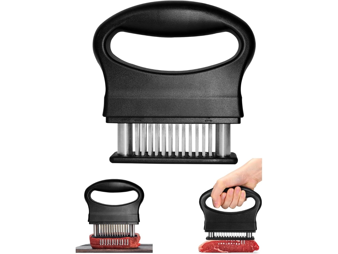 Amolador Carne Manual Eco Inox Con Laminas, Seguro Lava Loucas, Para Vaca Porco Frango, Negro