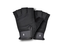 Guantes de media dosis unisex Boodun para adultos, para entrenamiento deportivo, fitness, color negro (talla M)