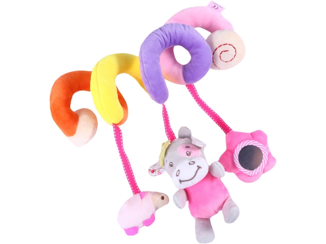 Juguete Espiral Multifuncional Para Cochecito Y Cuna De Bebé, Ligero Y Colgante Con Campana Sonora, Diseño
