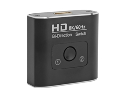 Conmutador De Interfaz Multimedia Hd 8k 60hz Bidireccional De 2 Puertos, Divisor De Vídeo De Alta Velocidad De 48 Gbps
