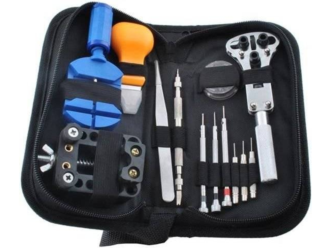 Juego Profesional De Herramientas De Relojero De 13 Piezas, Apto Para Reparaciones, Fabricado En Acero Inoxidable, Con Estuche De Almacenami