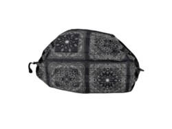 Mochila de compras LM, elegante, plegable, reutilizable, ecológica, ideal para ir de compras y viajar. Negra. Kgz GOKOCO
