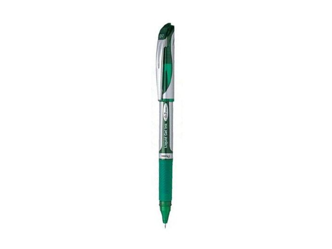 Roller Pentel Bl57 Energel Ponta Metal Verde