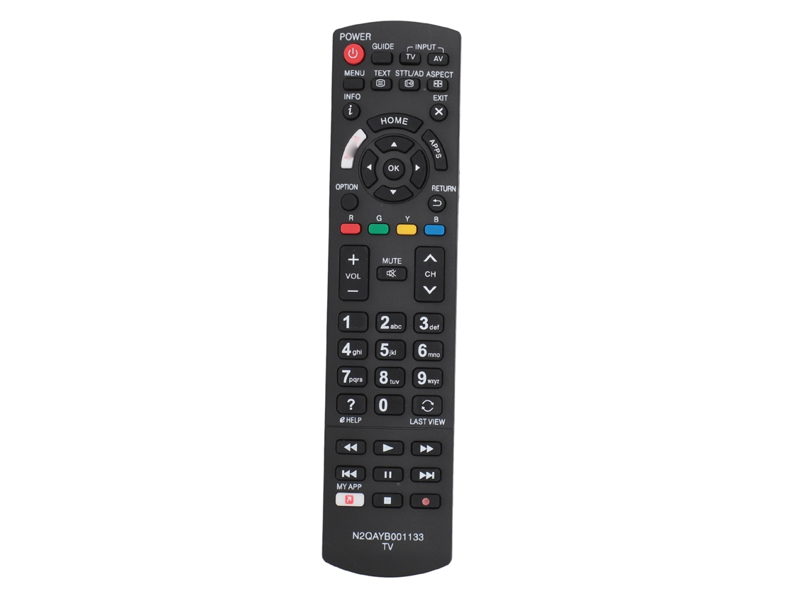 Controle Remoto Tv N2qayb001133 Durável Abs Compatível Com Tx24es500b Tx24es500e E Mais
