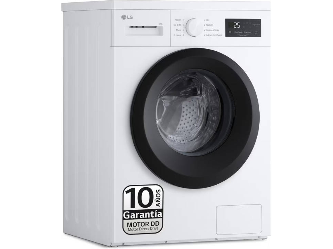 Lavadora LG F4A1009NWK A (9 kg - 1400 rpm - Blanco)