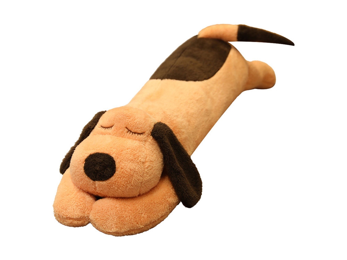 Peluche Para Perros, De Algodón Pp, Largo, Suave Y Mullido, 60 Cm, Cómodo, Unisex, Marrón.