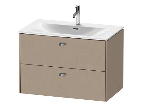 Mueble DURAVIT Brioso bajo lavabo montado en la pared 82,0 x 47,9 cm 2 cajones incl. recorte de sifón y delantal para lavabo Viu 234483