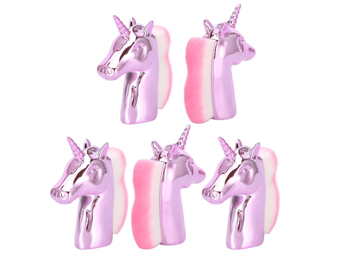 Cepillos Portátiles De Moda Para Eliminar El Polvo De Las Uñas, Herramienta De Manicura (rosa Claro Y Blanco)
