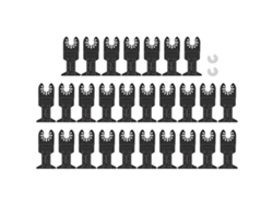 27 Hojas De Sierra Oscilantes Rectas De Acero Al Carbono De 44 Mm Para Cortar Y Pulir.