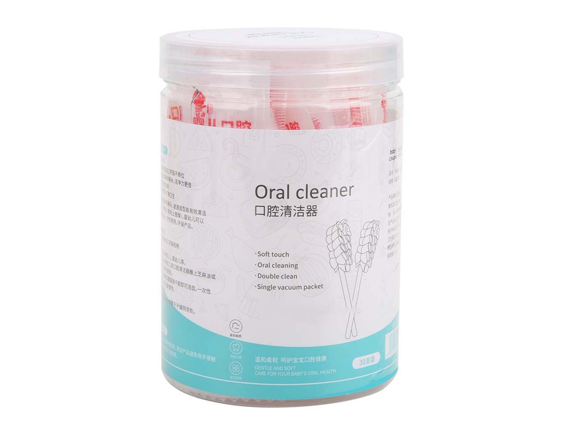 30 Unidades De Cepillo Lingual Y Limpiador Bucal Para Bebés De 0 A 3 Años, De Gasa Segura Para Higiene Dental.