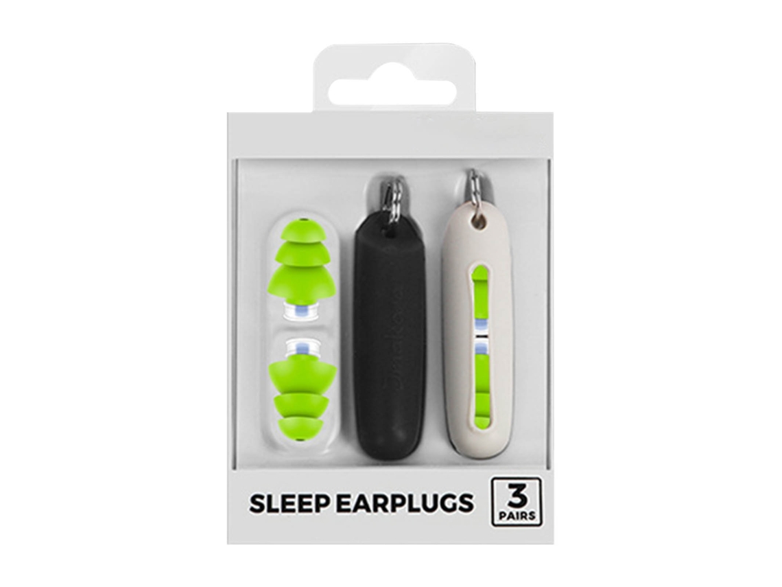Tapones para los oídos antirruido para dormir y nadar. 3 pares. Estructura: 3 fundas.