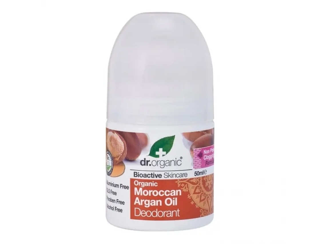 Desodorante DR. ORGANIC Roll-On Aceite de Argán Bio (50 ml)