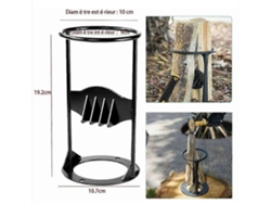 Divisor De Leñas De Hierro Fundido Manual Para Hogar Y Exterior, Ligero Y Resistente Con Mango Cómodo