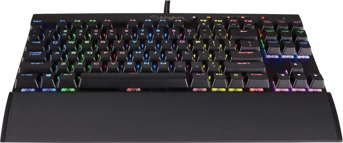 Teclado Gaming CORSAIR K65 RGB Rapidfire (Mecánico - Español - Negro)