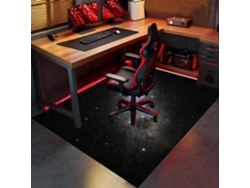 Alfombrilla Antideslizante Silla Gaming, Oficina, Madera, Suelo Escritorio Suelos Ruedas,, 90 X 120 Cm