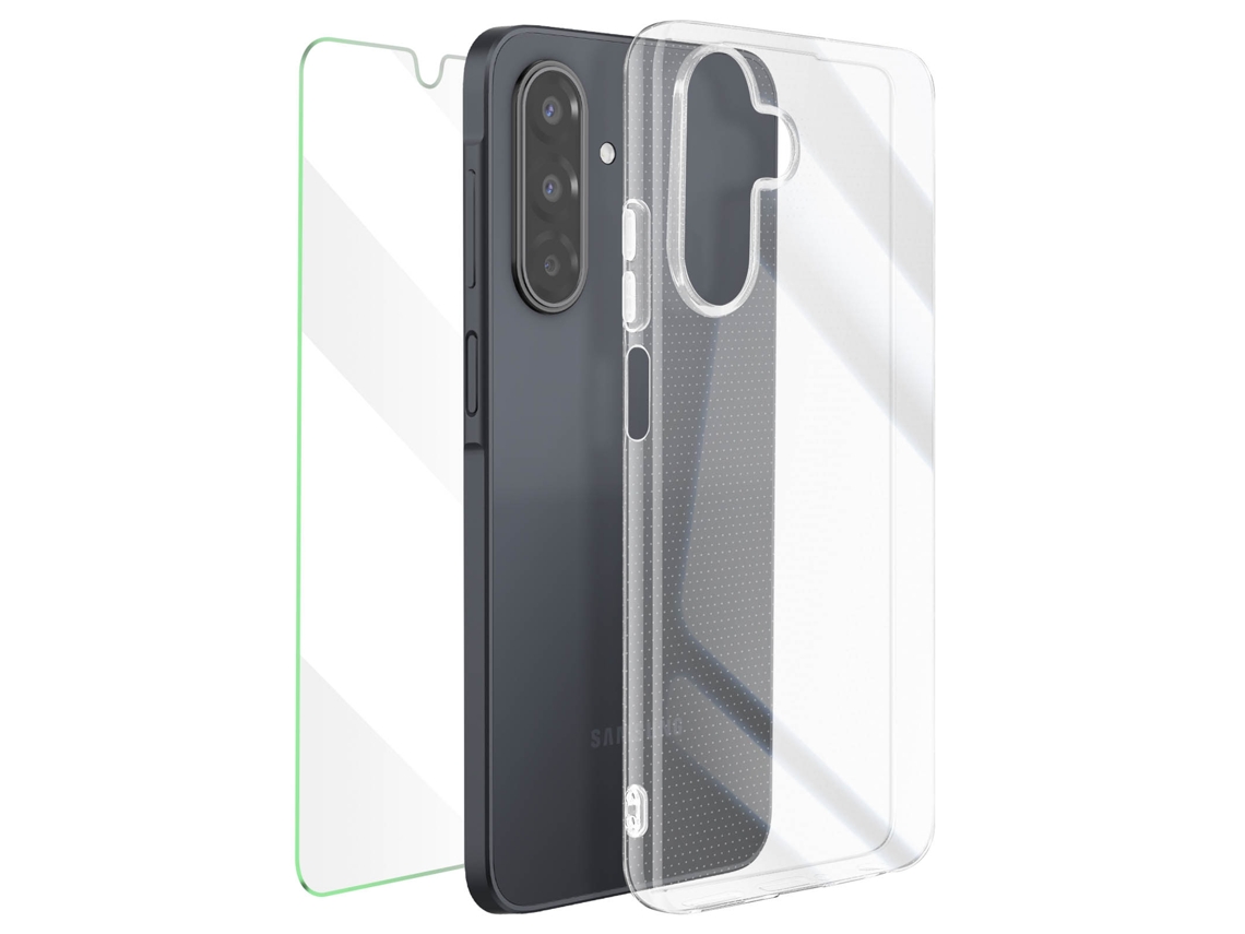 Pack De Protección 2 En 1 Carcasa Cristal Templado Para Samsung Galaxy A17