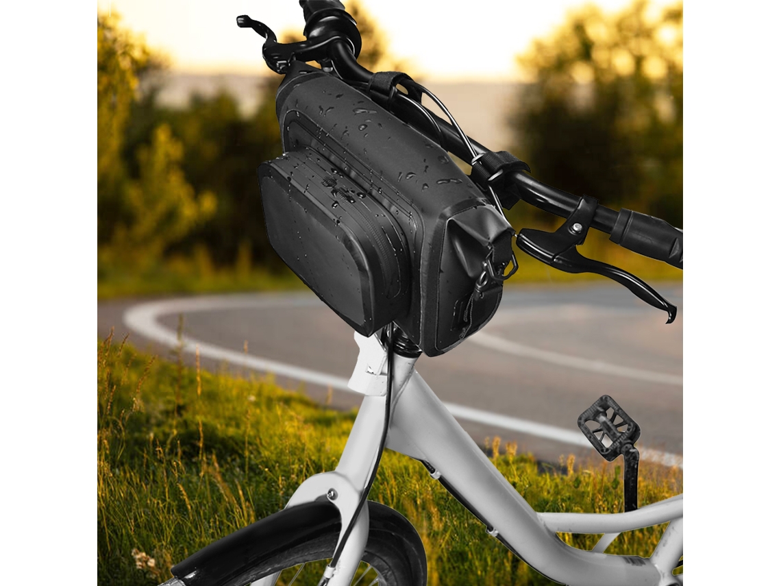 Bolsa Multifuncional Impermeable Para Bicicleta Con Soporte Para Teléfono Móvil, Gran Capacidad, Accesorio Para Ciclismo.