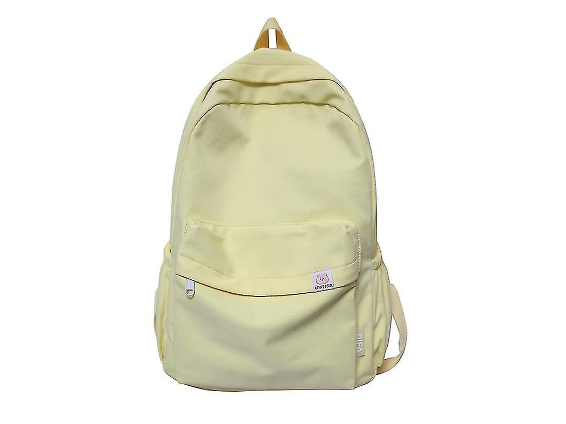 2026-mochila Impermeable De Nylon Para Mujer Y Adolescentes Bolsa De Viaje Escolar Casual Color Sólido 20-35l