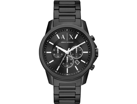 Reloj Masculino de Cuarzo Cronógrafo de ARMANI EXCHANGE con Correa de Acero Inoxidable Negra Ax1722