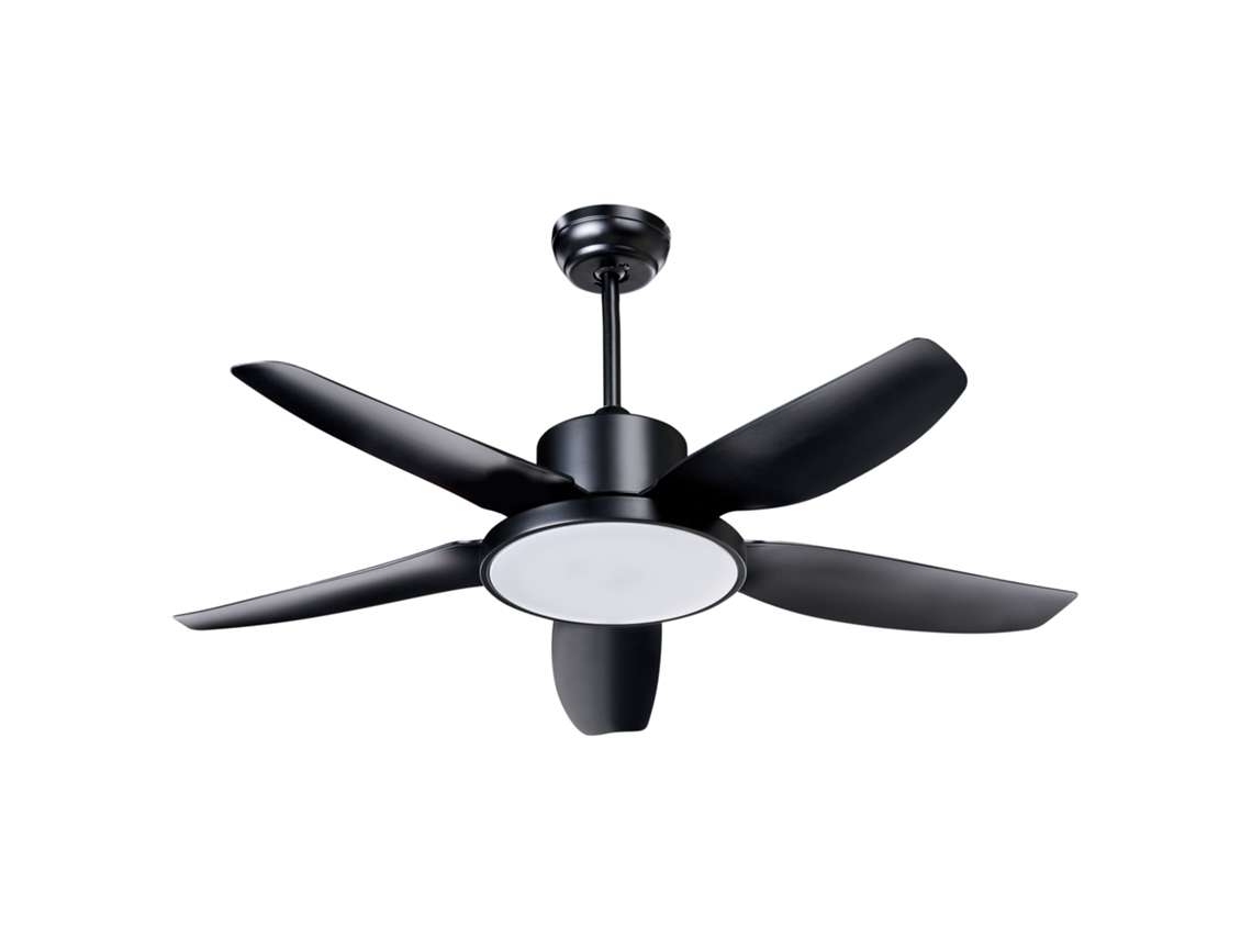 Ventilador De Teto Com Luz Louvet Com Comando Remoto Led Preto