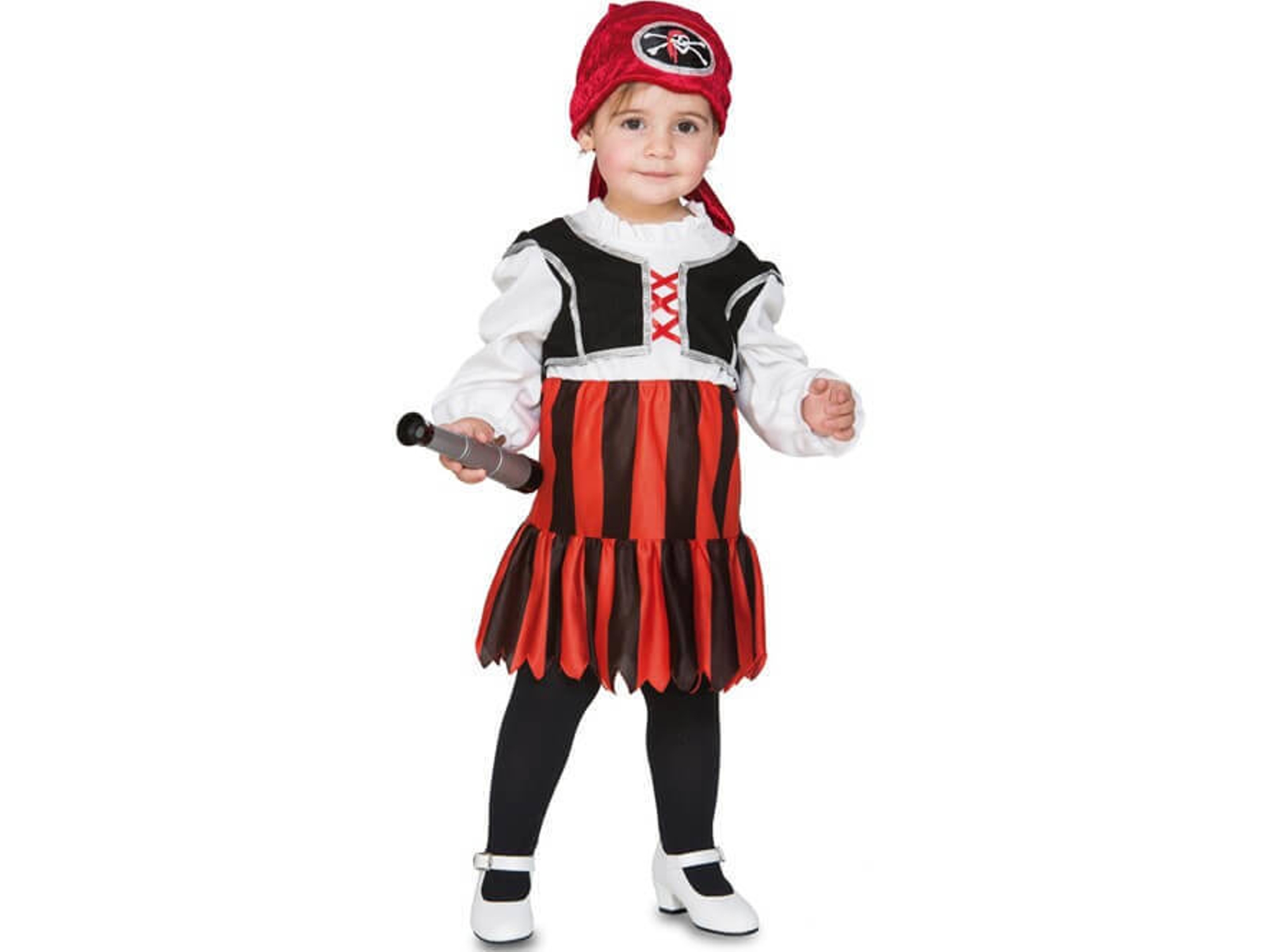 Disfraz de Bebé DISFRAZZES Pirata A Rayas (Talla: 2 a 3 años)