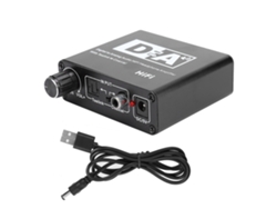 Decodificador De Audio Digital Coaxial De Fibra Óptica A Analógico Convertidor Digital A Canal Izquierdo Y Derecho