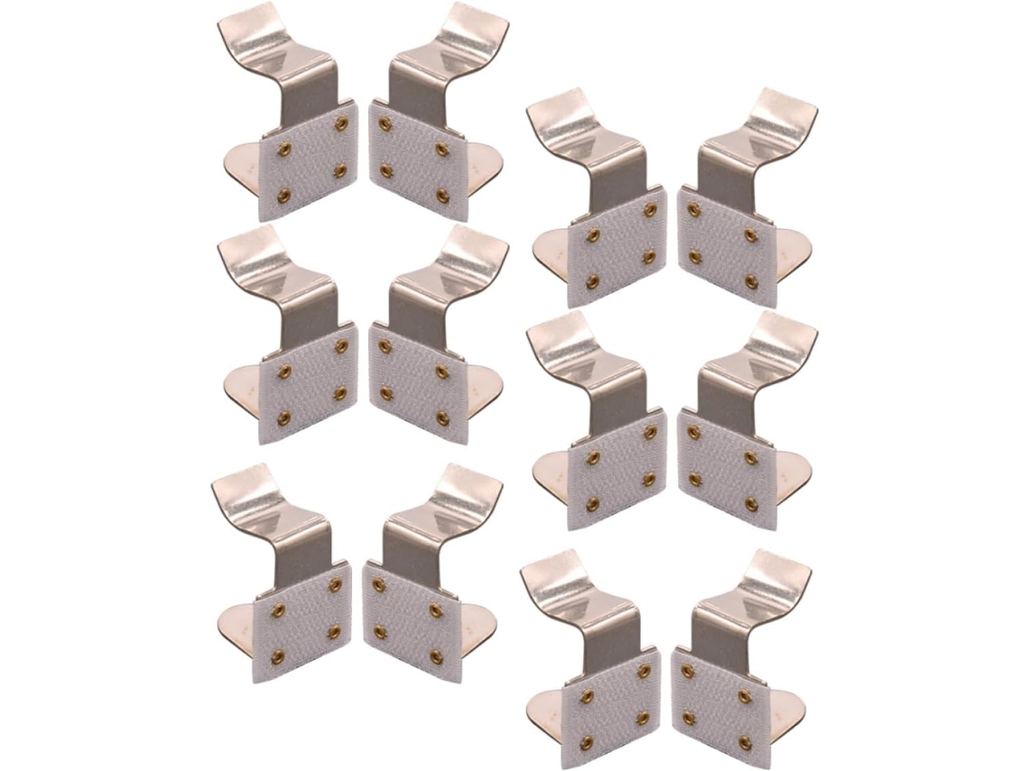 Pinzas De Hierro Inoomp Para Manteles, 20 Unidades, Soportes Metálicos Antideslizantes Para Mesas De Jardín Y Comedor,