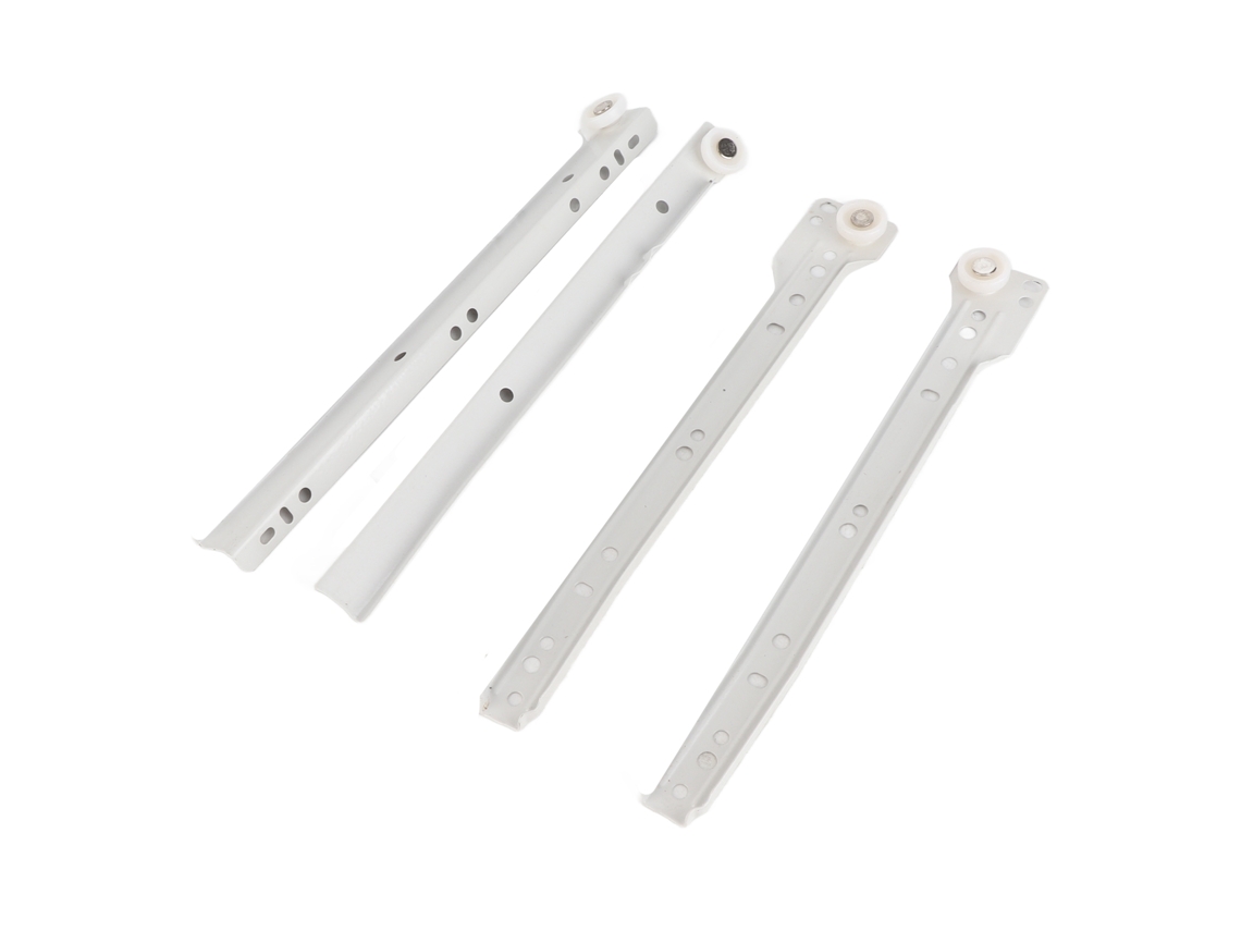 Kit De Rieles Deslizantes Lisos De Acero Laminado En Frío Para Cajones, Herrajes Para Muebles Y Gabinetes.