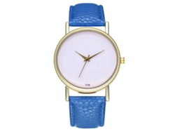 Elegante Reloj De Pulsera De Cuarzo Unisex Para Parejas - Regalo De Moda (azul Real)
