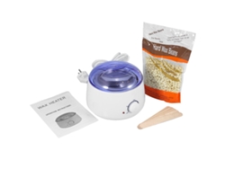 Calentador De Cera Parafina Depilatorio Máquina Kit Con Frijoles De Cera Y Espátula Para Eliminación De Pelo