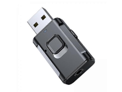 Transmisor y receptor de audio 2 en 1 con Bluetooth 5.0 y 2 puertos USB. Rosewell
