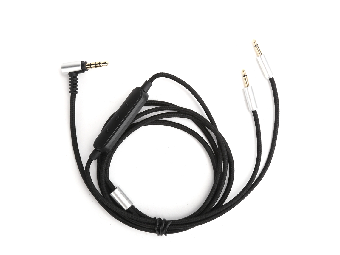 Cable Para Auriculares Con Control De Cable Compatible Con Sennheiser Hd202, Hd497, Hd447, Hd212 Pro, Eh250 Y Eh350