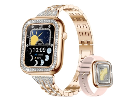 Reloj inteligente para mujer, reloj inteligente deportivo, Monitor de pista, llamada Bluetooth, reloj de marca para mujer para regalo VEANXIN