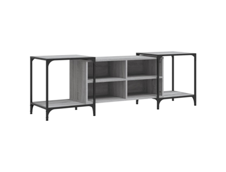 Mueble de TV madera de ingeniería gris Sonoma VIDAXL (153 x 37 x 50 cm)