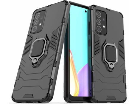 Carcasa Samsung Galaxy A52 4G 5G HFS-HOUSE Kickstand Negro