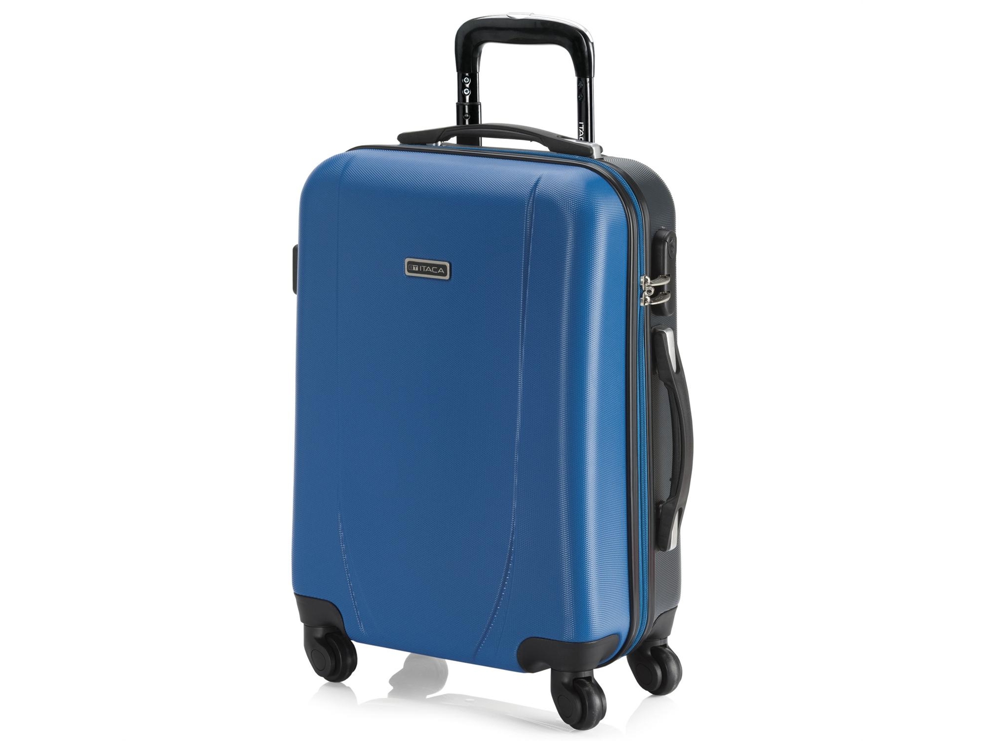 Maleta de Cabina ITACA Abs Texturizado Azul (35 L)