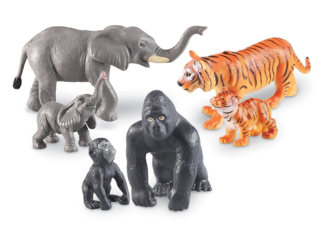 Juego de juguetes de animales de la selva de Learning Resources - Juguete educativo de rol